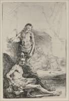 Academical Figures of Two Men