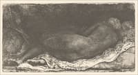 A Negress Lying on a Couch