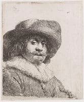 Portrait of a Man with a Broad-Brimmed Hat and Ruff