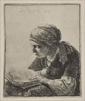 Young Woman Reading