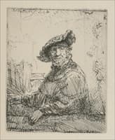 A Man under an Arbor