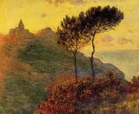 The Church at Varengeville, against the Sunset