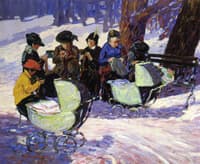 Knitting for the Soldiers: High Bridge Park