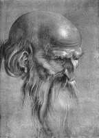 Head of an Apostle Looking Downward