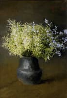 Forest violets and forget-me-nots