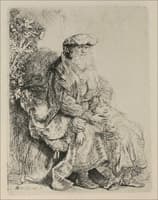 Abraham Caressing Benjamin