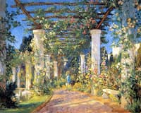 Pergola at the Hotel Samarkand, Santa Barbara