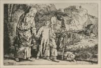 The Flight into Egypt; The Holy Family Crossing the Rill