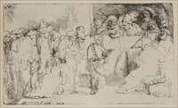 Jesus Disputing the Doctors; a Larger Print