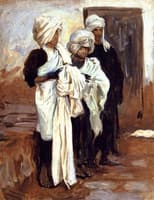 Egyptian Indigo Dyers - A Sketch