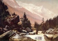 Mountain Landscape with Stream