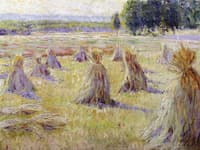 Landscape with Haystack