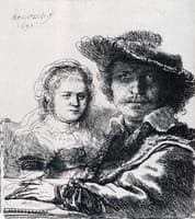 Self Portrait with Saskia
