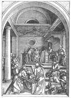 Life of the Virgin: 15. Christ among the Doctors in the Temple