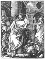 Small Passion: 7. Christ Driving the Merchants from the Temple
