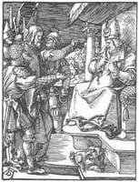 Small Passion: 13. Christ before Caiaphas