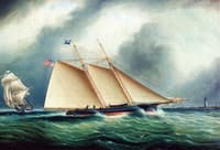 Yacht 'Dauntless' in a Full Breeze