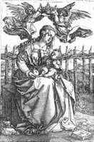 Madonna Crowned by Two Angels