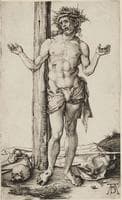 Man Of Sorrows With Hands Raised