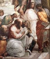 The School of Athens (detail 4) (Stanza della Segnatura)