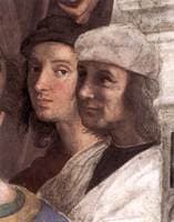 The School of Athens (detail 8) (Stanza della Segnatura)