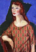 Portrait of a Girl in a Flowered Dress