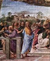 La Disputa (detail 2) (Stanza della Segnatura)