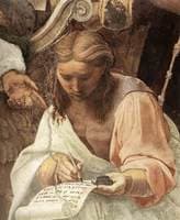 La Disputa (detail 7) (Stanza della Segnatura)