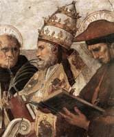 La Disputa (detail 8) (Stanza della Segnatura)