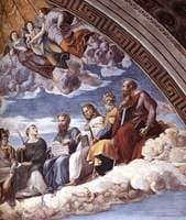 La Disputa (detail 10) (Stanza della Segnatura)