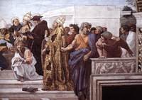 La Disputa (detail 13) (Stanza della Segnatura)