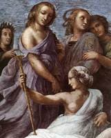 The Parnassus (detail 2) (Stanza della Segnatura)