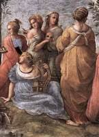 The Parnassus (detail 3) (Stanza della Segnatura)
