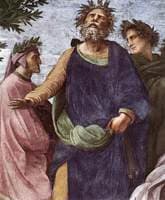 The Parnassus (detail 7) (Stanza della Segnatura)