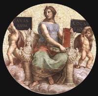 Philosophy (ceiling tondo) (Stanza della Segnatura)