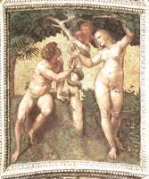 Adam and Eve (ceiling panel) (Stanza della Segnatura)