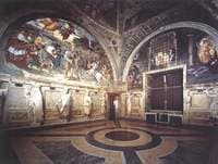 View of the Stanza di Eliodoro