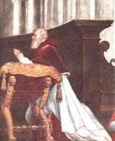 The Mass at Bolsena (detail 3) (Stanza di Eliodoro)