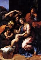 The Holy Family with Saint Elizabeth, the Young John the Baptist and Two Angels