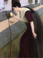 Woman with a Rose