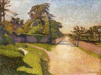 La route pres du manoir