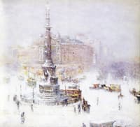 Columbus Circle, Winter