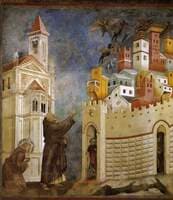 Legends of Saint Francis ~ 10. Exorcism of the Demons at Arezzo