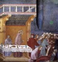 Legend of St Francis: 16. Death of the Knight of Celano (Upper Church, San Francesco, Assisi)