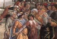 The Punishment of Korah and the Stoning of Moses and Aaron (detail 5)