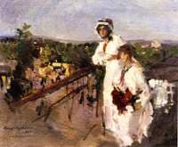 On the Balcony. Evening in Simferopol