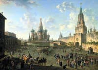 The Red Square in Moscow