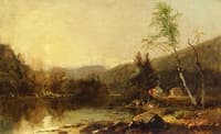 Study for "View of the Valley of the White Mountains, New Hampashire, 1857'