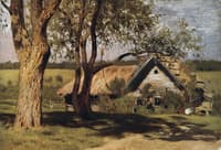 House with Broom-Trees. Study
