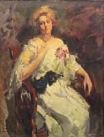 Portrait of Actress Nadezhda Komarovskaya